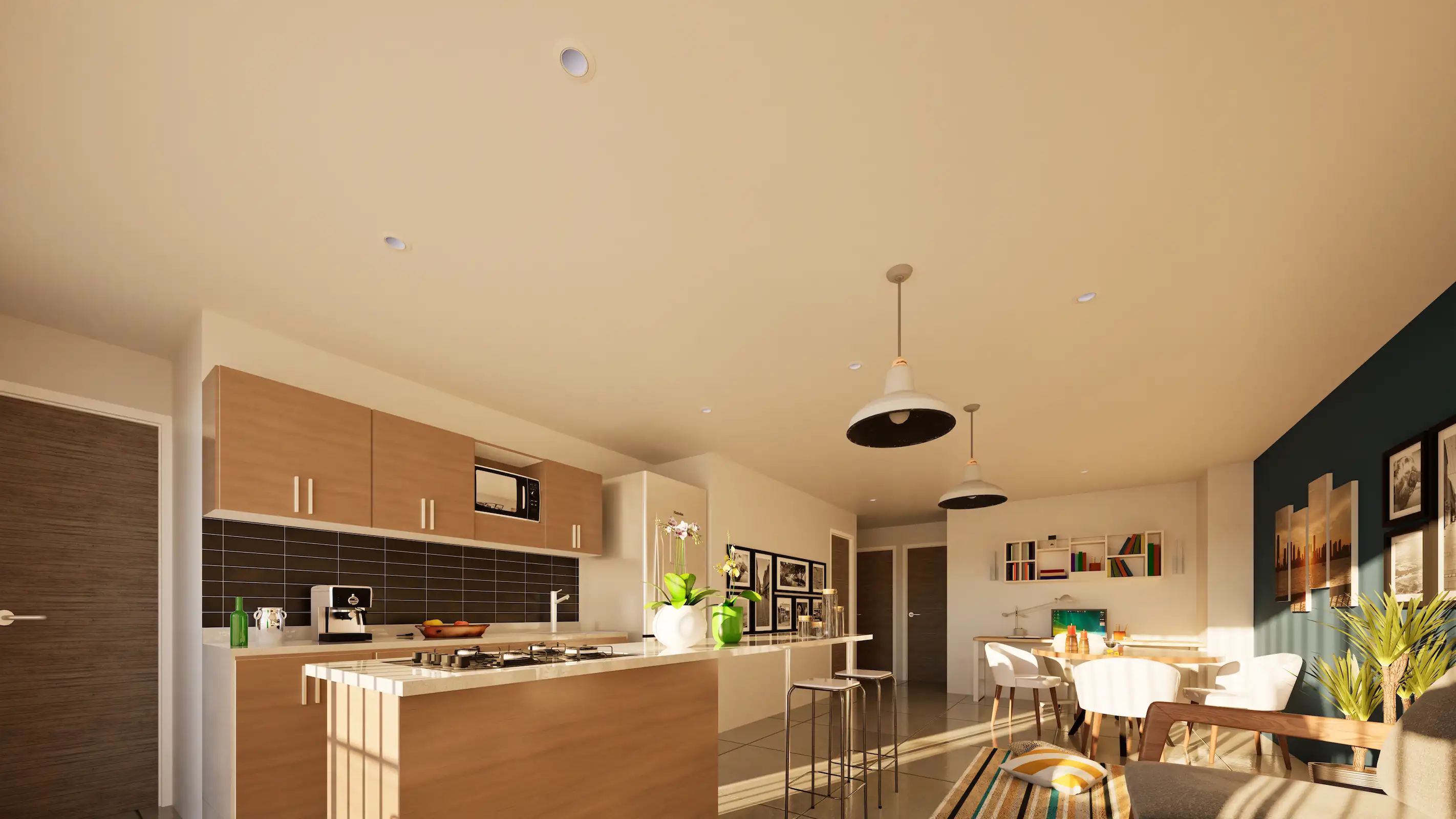 Kitchen & living room (standard unit)
