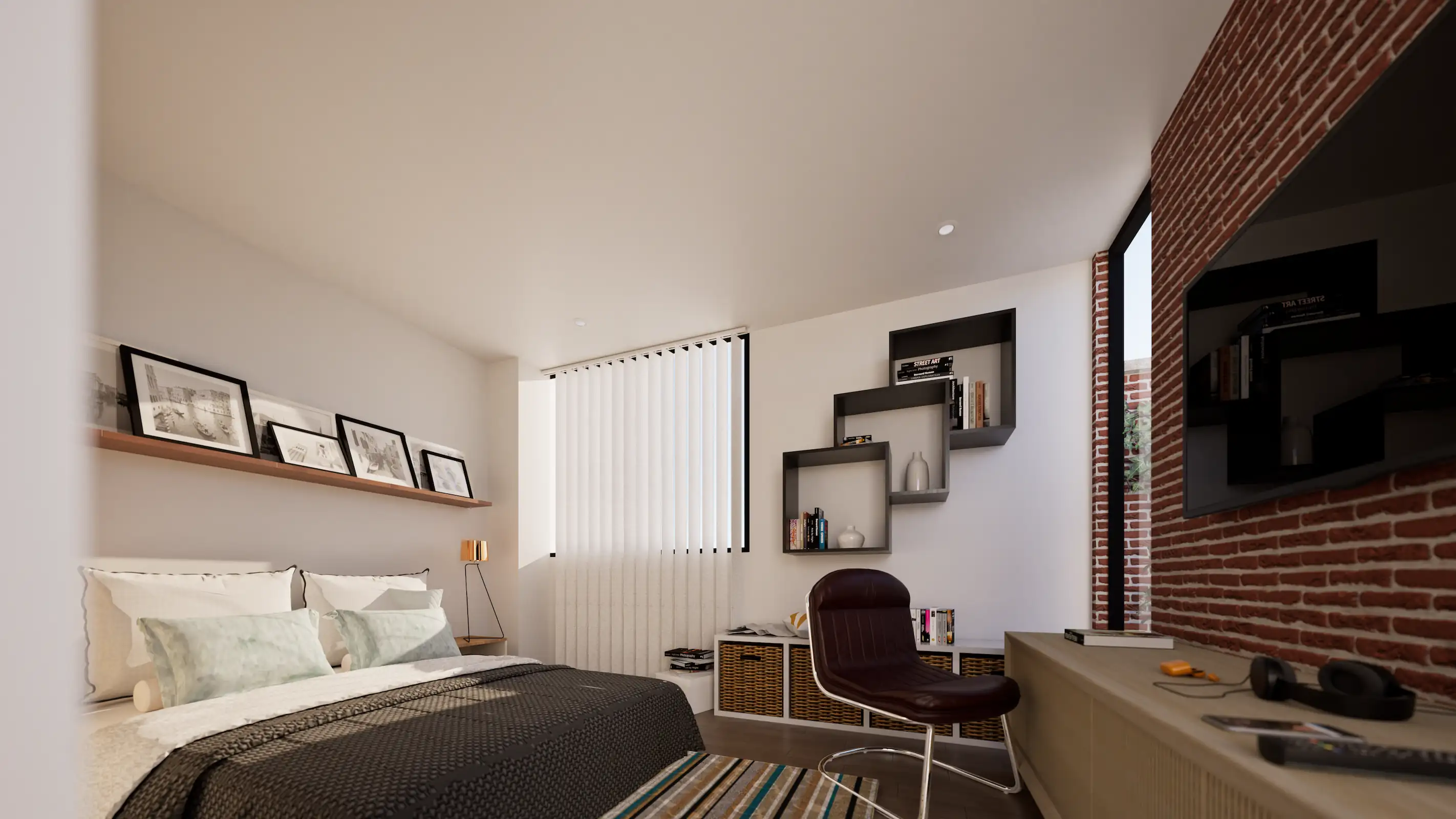 Duplex bedroom